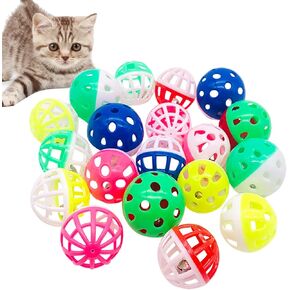 PET SHOW 20 Pack Cat Toy Crinkle Balls 2.5inch for Indoor Cats Kittens in Kuwait