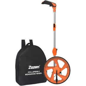 Zozen Distance Measuring Wheel with Marking Flags, Measure Wheel Collapsible Industrial Measuring Wheel in Feet and Inches with Carrying Bag in Saudi Arabia
