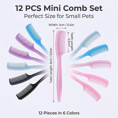 12 PCS Mini Hamster Brush in Saudi Arabia