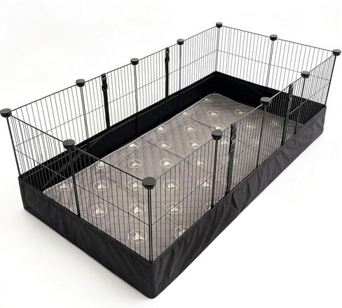 PJYuCien Small Animal Playpen with Waterproof Bottom and 2 Washable Mats in Saudi Arabia