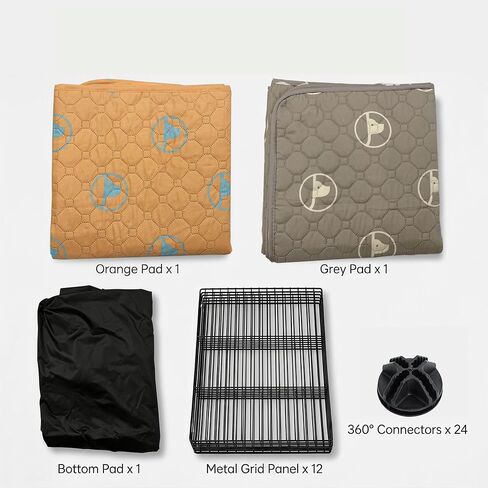 PJYuCien Small Animal Playpen with Waterproof Bottom and 2 Washable Mats in Saudi Arabia