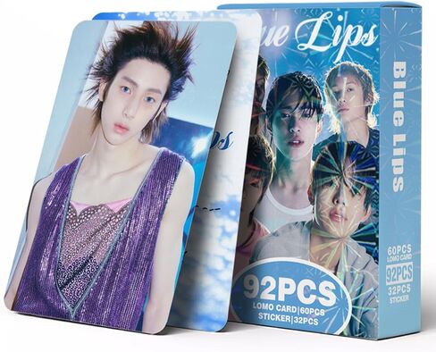 KPOPBTS CORTIS 60 PCS Blue Lips Album Photocards KPOP Merch Cards Lomo Card Set Gift for COER‌ Boys and Girls in Kuwait