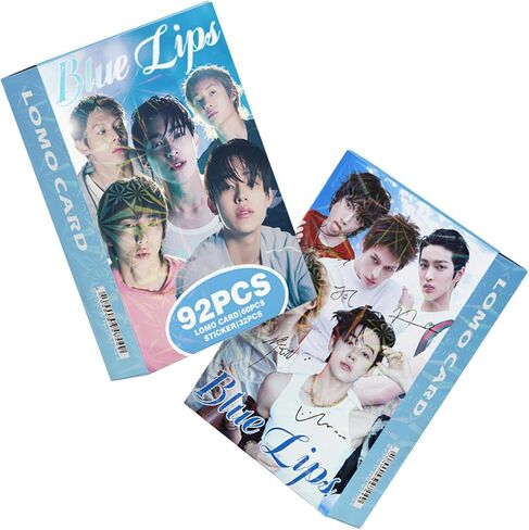 KPOPBTS CORTIS 60 PCS Blue Lips Album Photocards KPOP Merch Cards Lomo Card Set Gift for COER‌ Boys and Girls in Kuwait