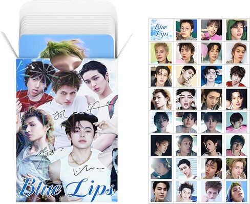 KPOPBTS CORTIS 60 PCS Blue Lips Album Photocards KPOP Merch Cards Lomo Card Set Gift for COER‌ Boys and Girls in Kuwait