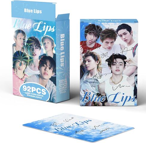 KPOPBTS CORTIS 60 PCS Blue Lips Album Photocards KPOP Merch Cards Lomo Card Set Gift for COER‌ Boys and Girls in Kuwait