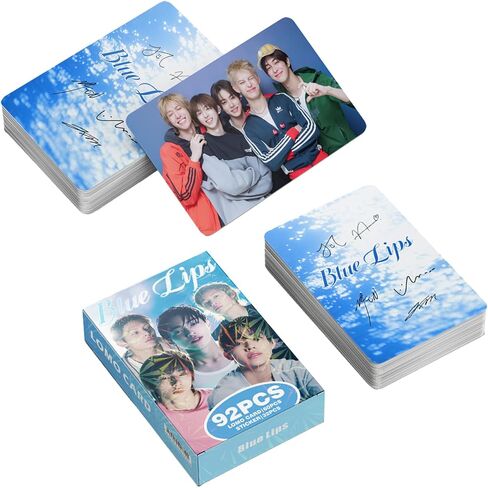 KPOPBTS CORTIS 60 PCS Blue Lips Album Photocards KPOP Merch Cards Lomo Card Set Gift for COER‌ Boys and Girls in Kuwait
