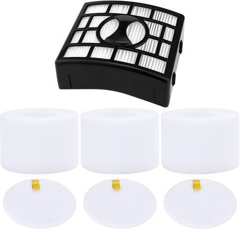 Filters for Shark Rotator Powered Lift-Away Speed&DuoClean Vacuum Cleaner NV680, NV681, NV682, NV683, NV800, NV800W, NV801, NV803, UV810 Replaces Part # XHF680 & XFF680 By Artraise … in Saudi Arabia