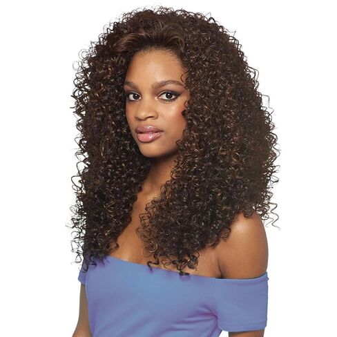 Outre Synthetic Hair Half Wig Quick Weave Batik Dominican Curly (S1B/33) in Saudi Arabia