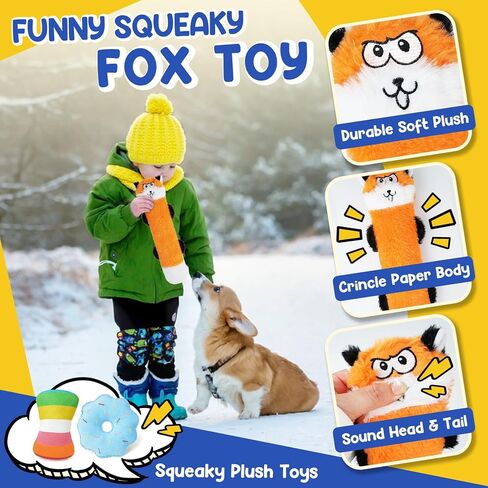 Puppy Toys for Teething, 9 Pack Cute Dog Chew Toys for Small Dogs in Saudi Arabia