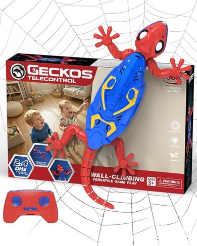 Wall Climbing Gecko RC Toys Birthday Gift for Boy Girl Ages 3-12 in Kuwait