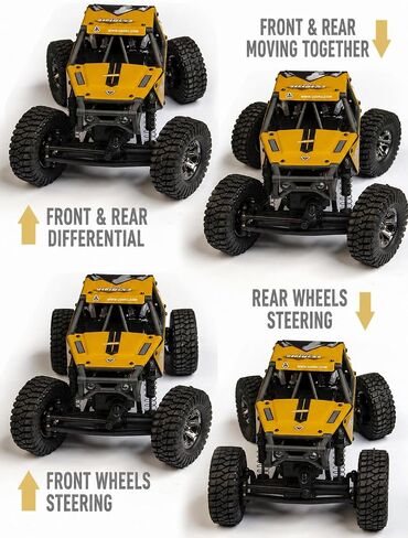 UDIRC Upgraded UCX2405PRO 1/24 Brushless RC Crawler, FOC 4WS RC Rock Tuck in Kuwait