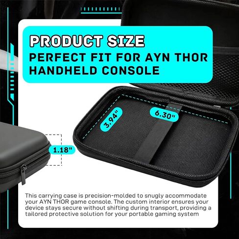 Hxszk Carrying Case for AYN THOR Handheld Game Console in Saudi Arabia