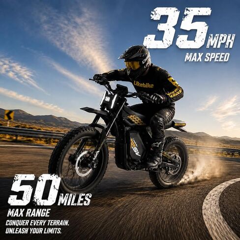 2000W Electric Off-Road Dirt Bike Ipx6 Waterproof Outdoor Performance in Kuwait