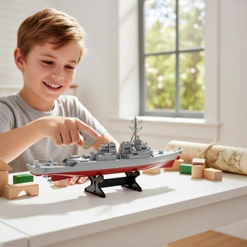 Guided Warship Model Warship Model with Stand Ready Collectors, Tabletop Display in Kuwait
