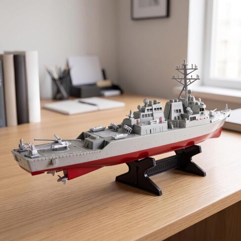 Guided Warship Model Warship Model with Stand Ready Collectors, Tabletop Display in Kuwait