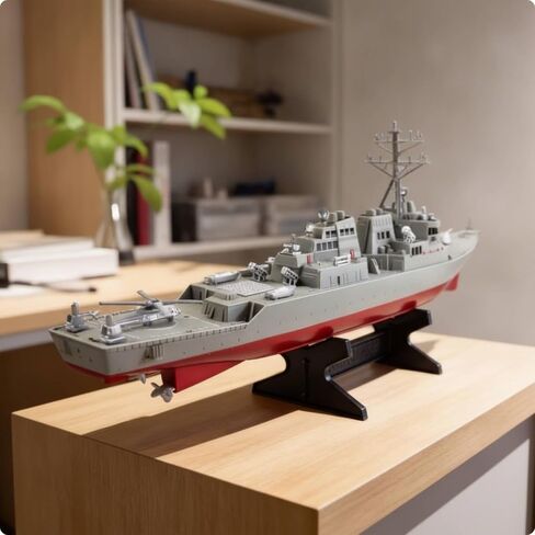 Guided Warship Model Warship Model with Stand Ready Collectors, Tabletop Display in Kuwait