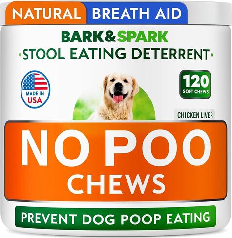 BARK&SPARK Dog Probiotics, Digestive Health Chews with Fiber & Enzymes in Kuwait