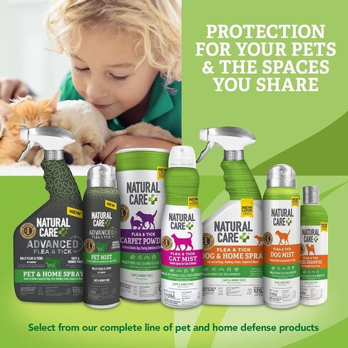 Natural Care Flea & Tick Carpet Powder, Flea Carpet Treatment, 8.1oz in Kuwait