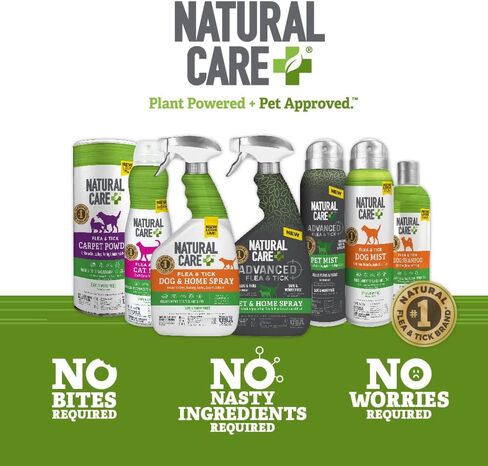 Natural Care Flea & Tick Carpet Powder, Flea Carpet Treatment, 8.1oz in Kuwait