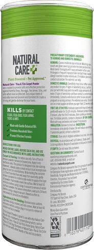 Natural Care Flea & Tick Carpet Powder, Flea Carpet Treatment, 8.1oz in Kuwait