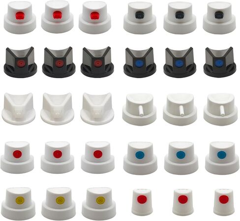 30 Pack Spray Can Nozzle for Male Cans Bottle Nozzle Replacement - Spray Can Tips - for DIY Paint Art Street Art and Home Improvement in Kuwait