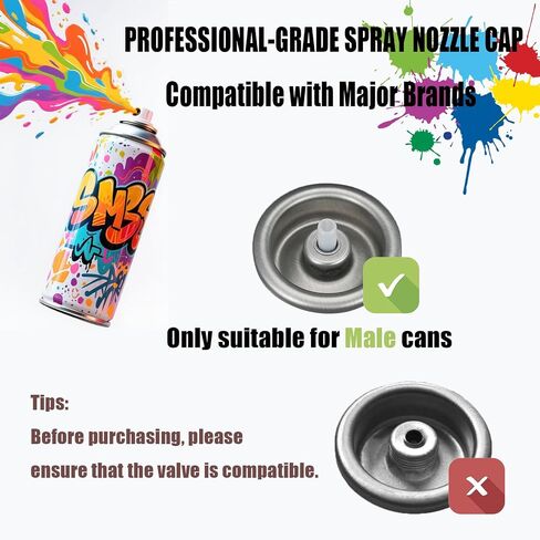 30 Pack Spray Can Nozzle for Male Cans Bottle Nozzle Replacement - Spray Can Tips - for DIY Paint Art Street Art and Home Improvement in Kuwait