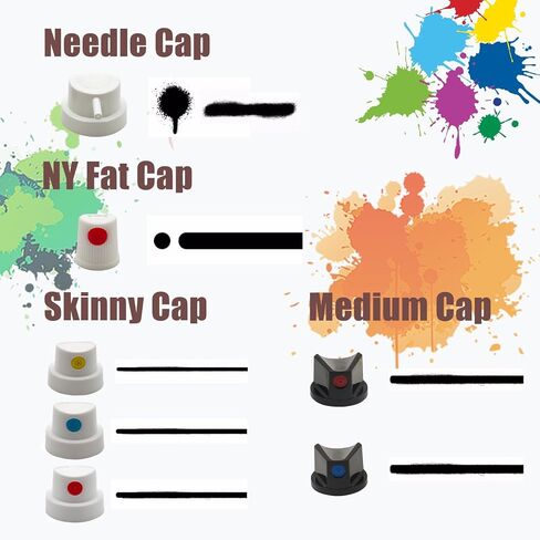30 Pack Spray Can Nozzle for Male Cans Bottle Nozzle Replacement - Spray Can Tips - for DIY Paint Art Street Art and Home Improvement in Kuwait