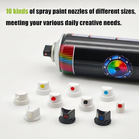 30 Pack Spray Can Nozzle for Male Cans Bottle Nozzle Replacement - Spray Can Tips - for DIY Paint Art Street Art and Home Improvement in Kuwait