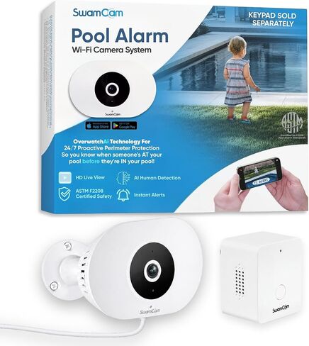 SwamCam Pool Alarm Camera Drowning Prevention System for Children in Saudi Arabia