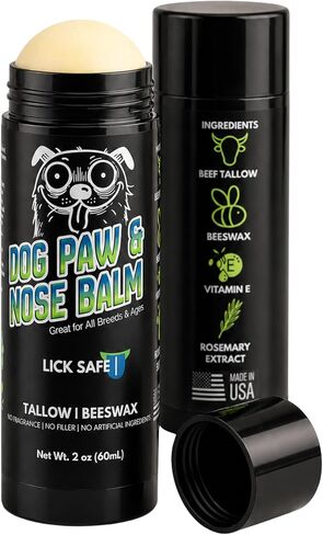 2oz Beef Tallow Dog Nose Snout Balm & Paw Lick-Safe Soothing Protector in Kuwait