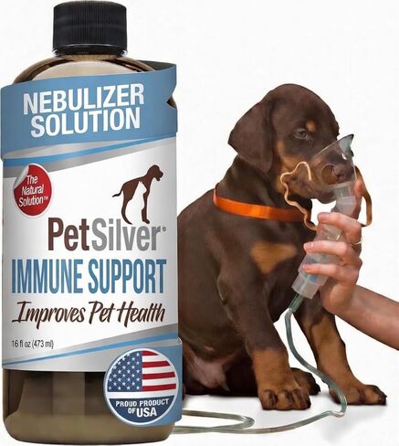 PetSilver Immune Support, Respiratory Nebulizer Solution, USA, 16 fl oz in Saudi Arabia