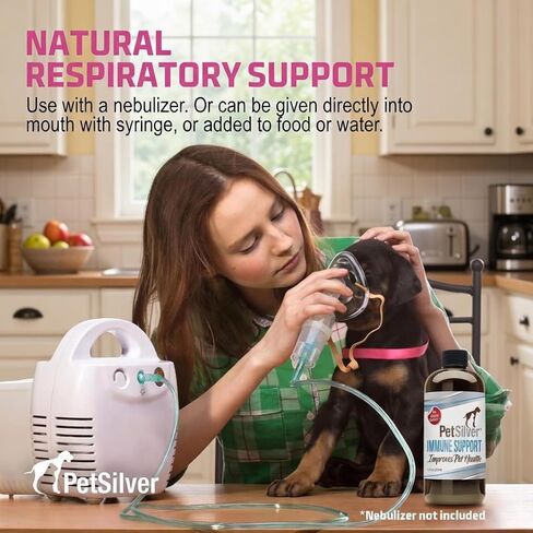 PetSilver Immune Support, Respiratory Nebulizer Solution, USA, 16 fl oz in Saudi Arabia