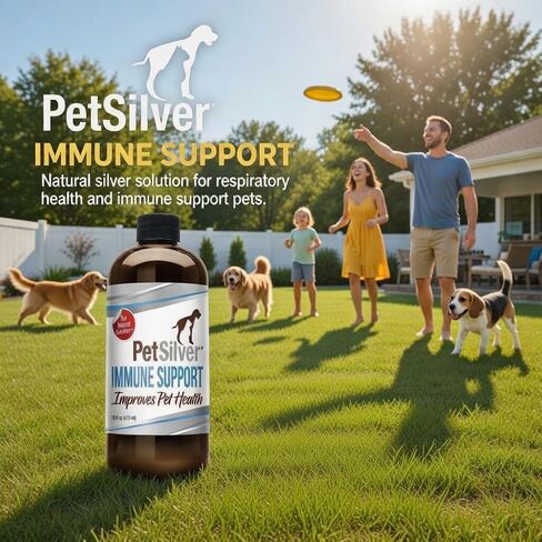 PetSilver Immune Support, Respiratory Nebulizer Solution, USA, 16 fl oz in Saudi Arabia