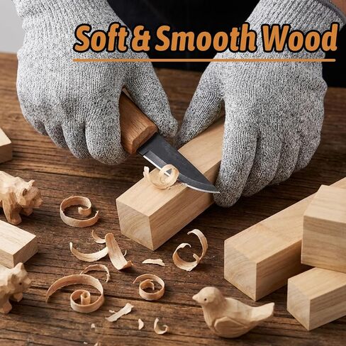 30PCS Basswood Carving Blocks, Whittling Wood Blocks in 4 Sizes for Crafts in Saudi Arabia
