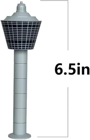 1/400 Scale Control Tower Model 6.5 Inches Airport Tower Set Aircraft Scene Accessory for Aviation Enthusiast in Saudi Arabia