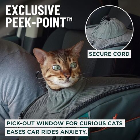 OutdoorBengal Dakar™ Cat Car Seat for Center Console, Pet Car Bed + Carrier in Kuwait