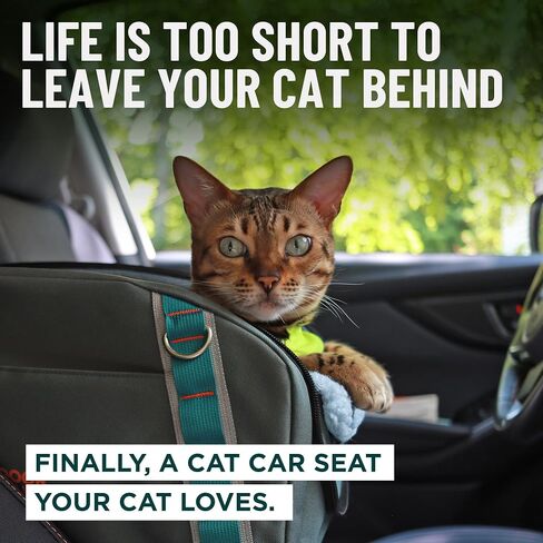OutdoorBengal Dakar™ Cat Car Seat for Center Console, Pet Car Bed + Carrier in Kuwait