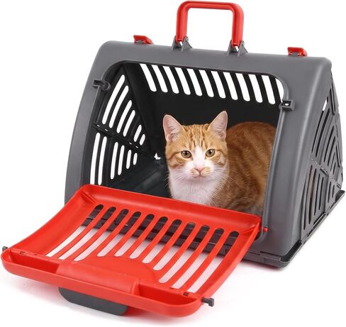 Foldable Portable Pet Carrier, Cat Carrier with Opening Door in Saudi Arabia
