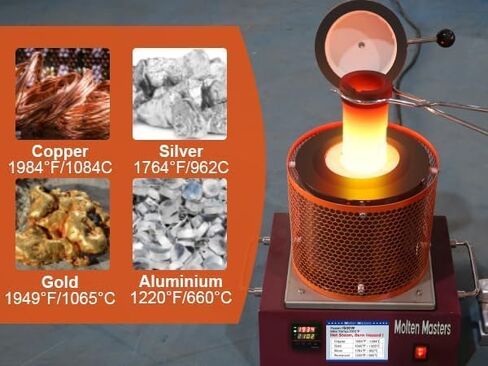MMasters 3KG Electric Melting Furnace 1500W 2102°F in Kuwait