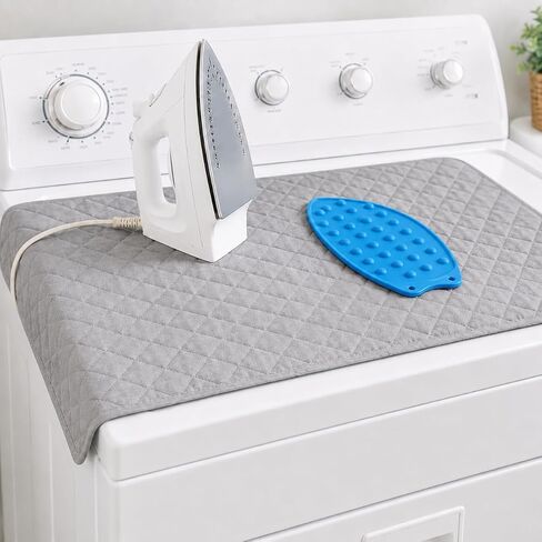 Dependable Industries Inc. Essentials Ironing Board Pad to Use Anywhere Quilted Magnetic Corners Iron Anywhere Travel Home with Silicone Heat Resistant Iron Rest Pad in Kuwait