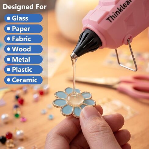 Thinklearn Full Size Hot Glue Sticks, Dries Clear, 20-Pack in Saudi Arabia