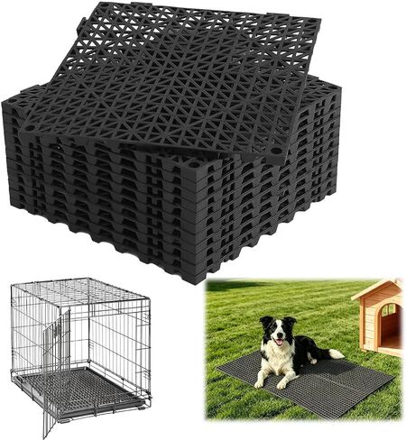 Dog Kennel Pad,Raised Grid Mat for Dog Crate Pan,Cut Freely in Kuwait