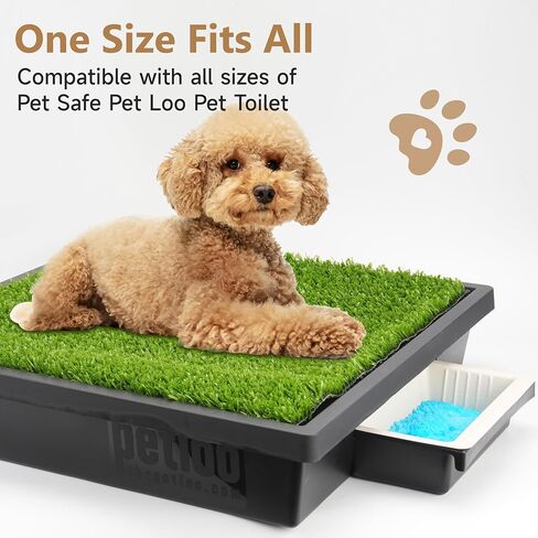 20-Pack Pet Loo Pee-Pod Refills with Sponge Compatible with PetSafe Portable Dog Potty, Dog Litter Box Disposable Potty Tray Cornstarch Material, Urine Disposal (Pet Loo NOT Included) in Saudi Arabia