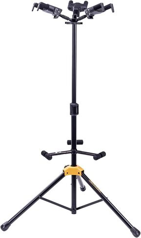 Hercules Guitar Stands Bundle - Triple Stand + 5 Space Rack (Black) in Saudi Arabia
