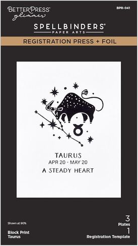 Block Print Taurus Registration Press + Foil Plate in Kuwait