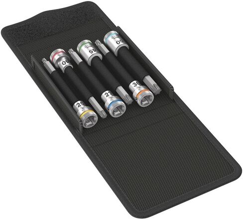 Wera 05003185001 8767 B TORX® HF 1 Zyklop bit Socket Set with Holding Function, 3/8" Drive, 6 Pieces in Kuwait