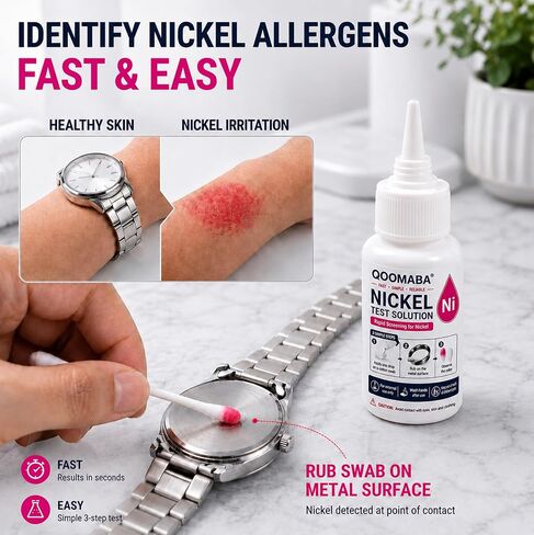 2-Pack Nickel Test Kit, Nickel Testing Solution for Jewelry, Metals in Saudi Arabia