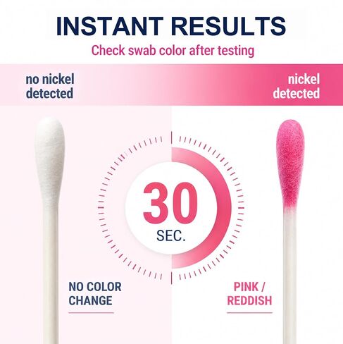 2-Pack Nickel Test Kit, Nickel Testing Solution for Jewelry, Metals in Saudi Arabia