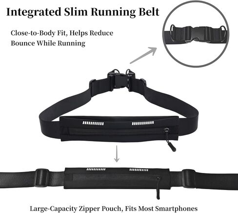 Hands Free Dog Leash with Running Belt for Walking, Running and Hiking in Kuwait