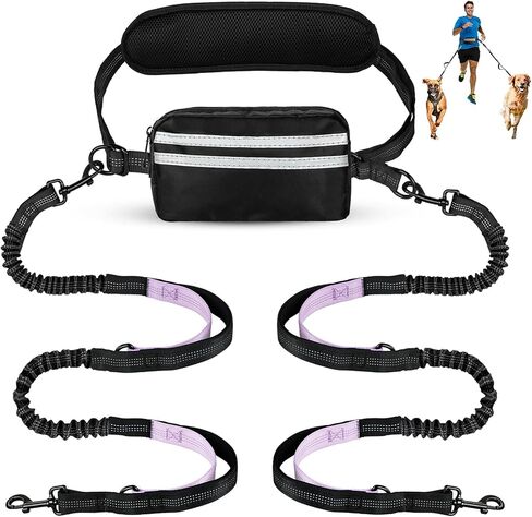 Hands Free Dog Leash for Two Dogs Walking, Running in Saudi Arabia